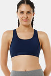 Amante Padded Anti Microbial Sports Bra - Pageant Blue — thumbnail 1